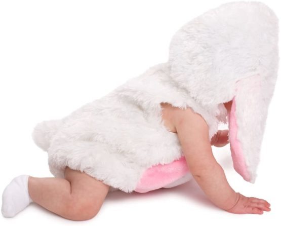 Dress Up America unisex-baby Baby Plush Bunny Cozy Rabbit Baby Plush Bunny Cozy Rabbit - Image 2