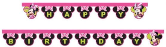 Disney Junior Minnie 53821 87869 Disney Mickey & Friends Banner, Pink