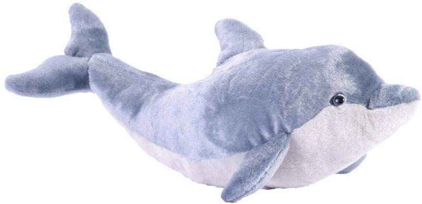 Wild Republic Dolphin Plush Soft Toy, Cuddlekins Cuddly Toys, Gifts for Kids 30 cm