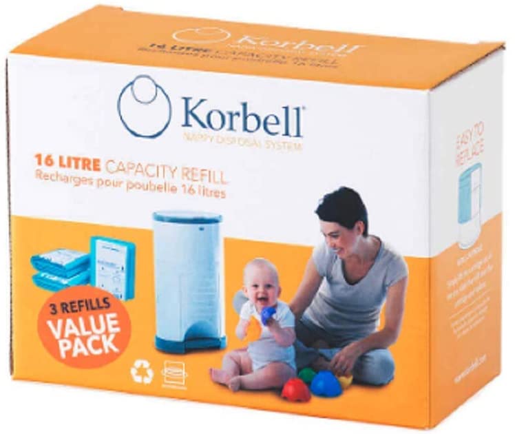 Korbell Nappy Bin Refills Standard Triple BigaMart