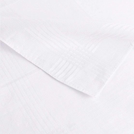 Dudu N Girlie Satin Border Ladies Cotton Handkerchief, 28 cm x 28 cm, 12-Piece - Image 4