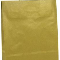 Clairefontaine Kraft Bags, 18 x 7 x 24 cm - Gold, Pack of 25
