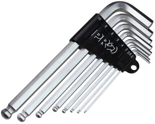 PRO Allen key set - 2/2.5/3/4/5/6/8/10 mm Tool - black, 2/2.5/3/4/5/6/8/10 mm, Standard