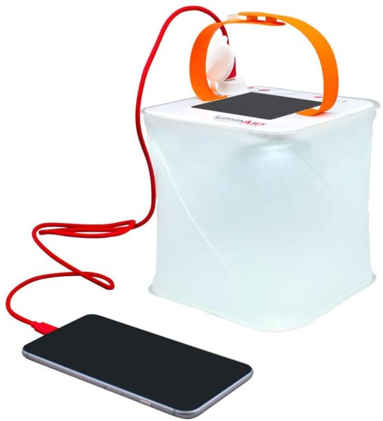 LuminAID PackLite 2-in-1 Phone Charger Lanterns | Great for Camping, Emergency Kits and Travel | As Seen on Shark Tank (PackLite Hero 2-in-1 Super Charger)