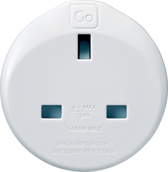 Go Travel UK to India Earthed Compact Travel Power Adaptor Convertor (Adapter Ref 532) - Image 3