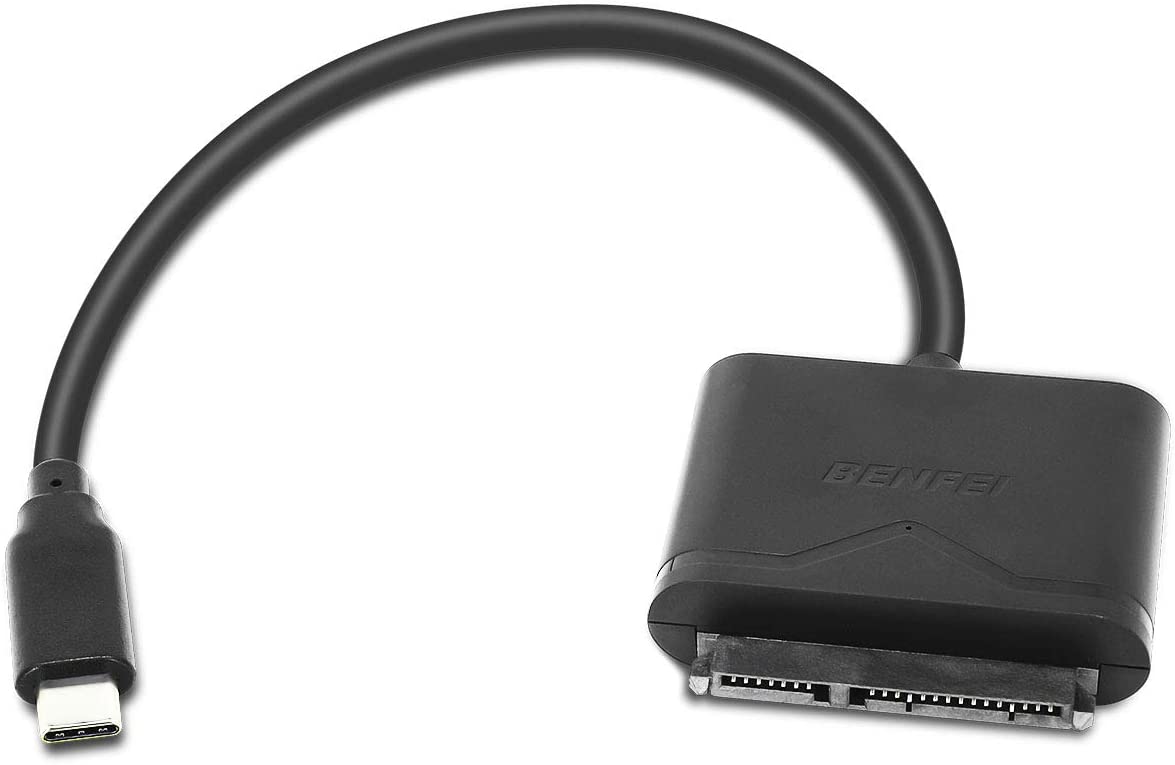 USB C to SATA Adapter for 2.5″ HDD/SSD, BENFEI Type C (Thunderbolt 3
