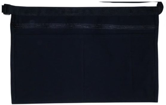 Coloured Denim 4 Pocket Market Trader Money Belt - Black - Image 3