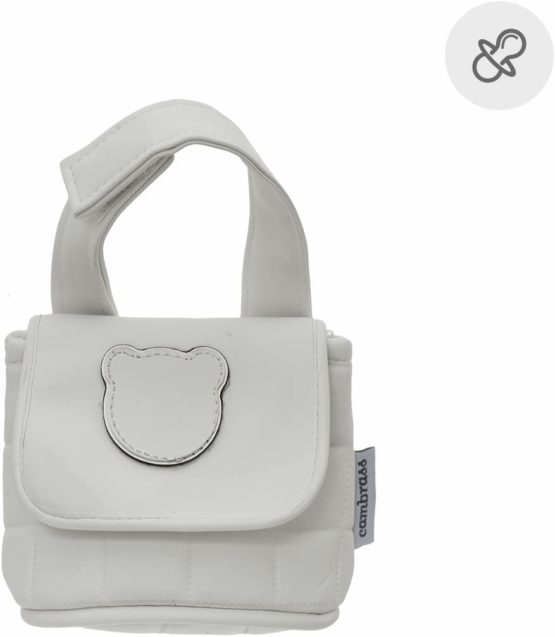 Cambrass Pacifier Holder, 7 x 10 x 9 cm, Gofre Beige