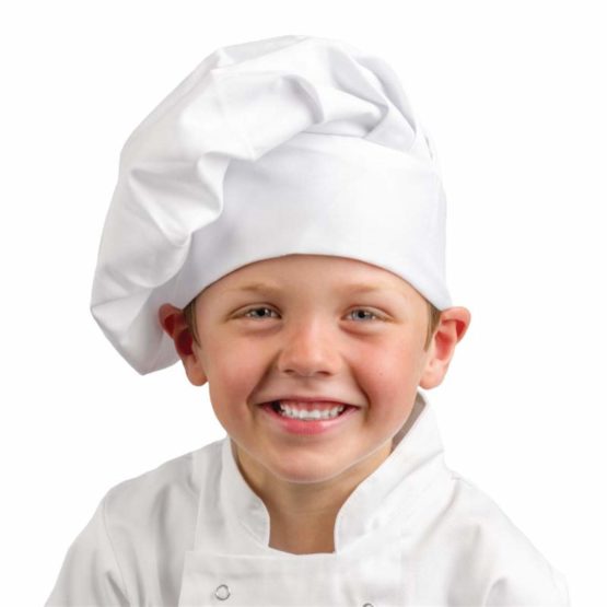 Whites Chefs Clothing A677 Kids Chef Hat, White - Image 2
