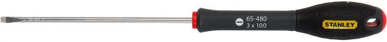 Stanley Fat Max Screwdriver Flared 3X100Mm-Black And Red