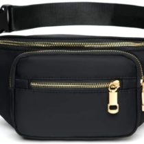 Estwell Bum Bag Waist Pack Men Women Waterproof Festival Fanny Pack Travel Waist Bag Large Capacity with 4 Zip Pockets Money Hip Pouch