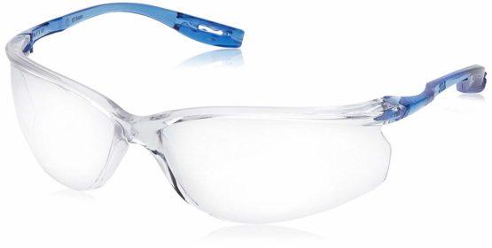 3M 7000043086 Tora CCS Safety Glasses 71511 – Comfortable safety goggles with clear lenses, scratch and fog resistance - 1 x Tora Goggles with ear protection