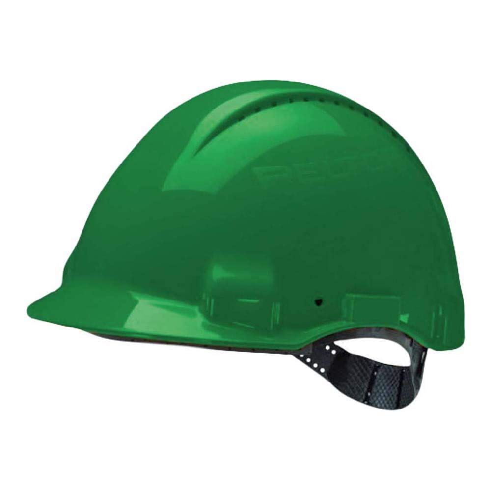 3M Hard Hat, Uvicator, Pinlock, Ventilated, Green, G3000CUV-GP, Standard