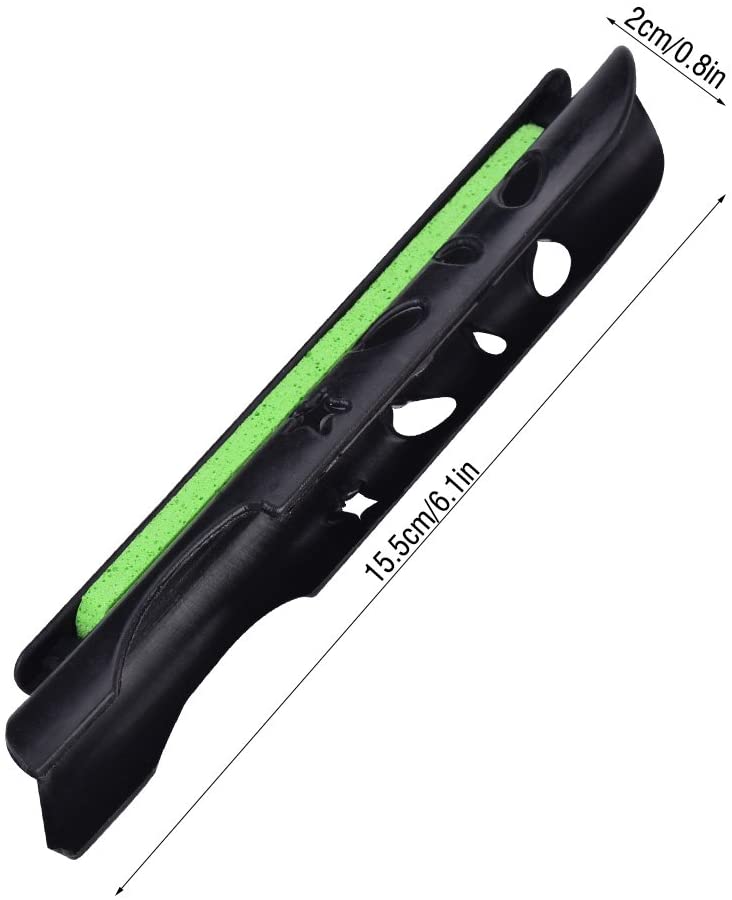 Dilwe Fishing Line Holder, 40 Pcs Portable Durable Bobbin Winder for Fishing Rods 19-22.5mm with Sponge Padding Secure Non-Slip Clip - Image 4