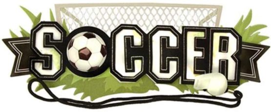 Jolees Boutique Dimensional Stickers, Soccer Title, Acrylic, Multicolour, 3.7x8.5x0.24 cm - Image 2