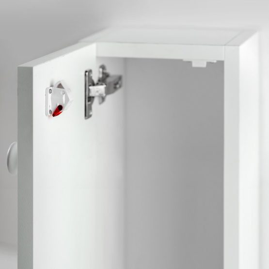 Emuca 8929420 Magnetic Baby proofing Safety Drawer/Cabinet/Cupboard/Wardrobe (2 Locks + 1 Key), White - Image 4
