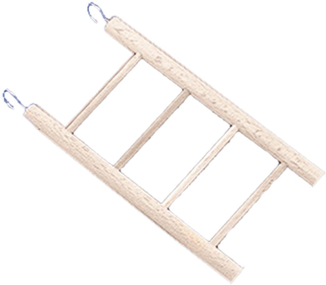 Nobby Wooden ladder 4 rungs 18 x 7 cm, Natural Wood Color, 18 x 7 cm (Lot de 10