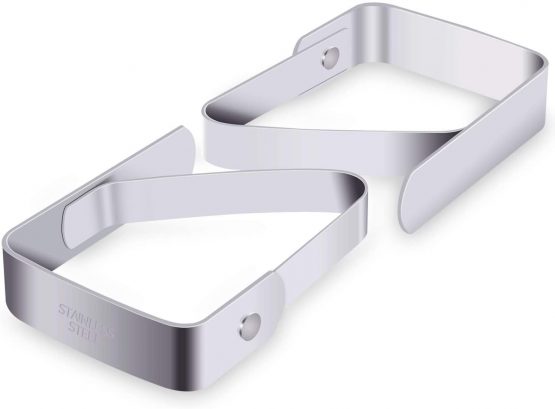 Blooven Tablecloth Clips 8 Pack Stainless Steel Table Cover Clamps Table Cloth Holders - Image 3