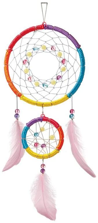 4M 404732 Make Your Own Dream Catcher, Blue/Green - Image 2