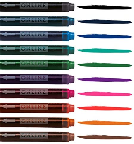 Online double-sided pen ink cartridges, universal pen refills, compatible with all common fountain pens, even Lamy pens - Image 4