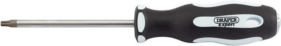 Draper 35143 Tx-Star T20 Expert Security Screwdriver with Soft Grip, 100mm