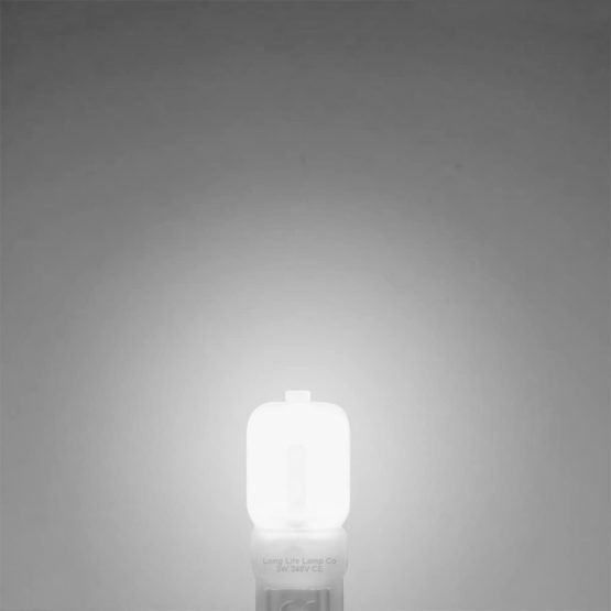 5 x G9 LED Bulbs 3w Cool White Equivalent 30w Replacement for Halogen Capsule 240v with Frosted Cover - Image 2