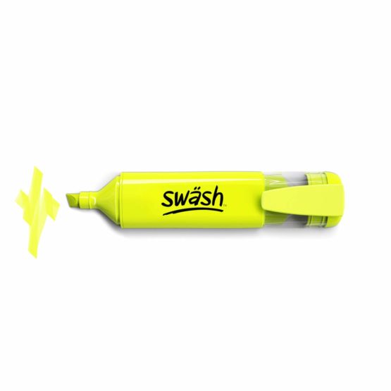 Swash Premium Highlighter Pens 48 Pieces, Yellow - Image 3
