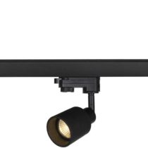 SLV 3-Phase Puri QPAR51 Glass, LED spot, Spotlight, Ceiling, Track System, Indoor Lighting / GU10 10W Black, Aluminium, 10 W