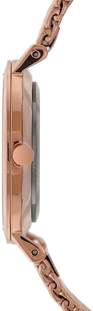 Boccia Women's Quartz Watch with Black Dial Analogue Display Quartz Stainless Steel Coated 3246/07, White/Rose Gold - Image 3