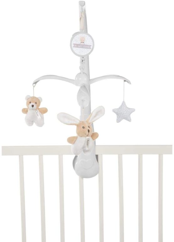 chicco Dou Dou 00009714000000 Mobile Bear and Rabbit Beige - Image 2