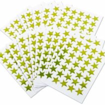 Kids B Crafty 1000 Gold Star Stickers, 15mm, Self Adhesive Stars, Gold Stars, Star Stickers For Reward Chart - Merit - Charts For Children And Teachers, Star Stickers For Children