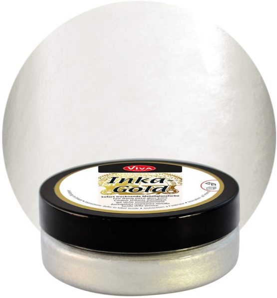 Viva Decor Platinum-Inka Gold, Acrylic, Multicolour, 7.11x7.11x3.17 cm - Image 2