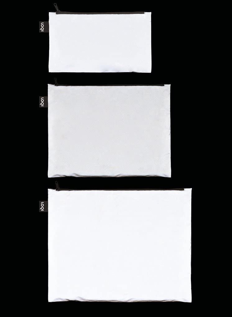 LOQI Artist Reflective Silver Zip Pockets ID Case, 32 cm, Multicolour - Image 4