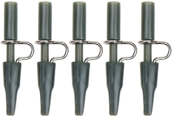 NEWSHOT Carp Fishing Heavy Duty Safety Lead Clips & Tail Rubbers For Carp Coarse Fishing Carp End Tackle (20pcs)