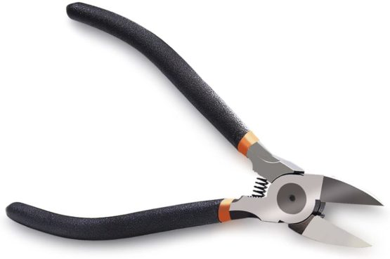 BOENFU Precision Wire Cutter, Wire Flush Cutters Ultra Sharp Side Cutter Clippers with Longer Flush Cutting Edge, Ideal Wire Snips for Crafting