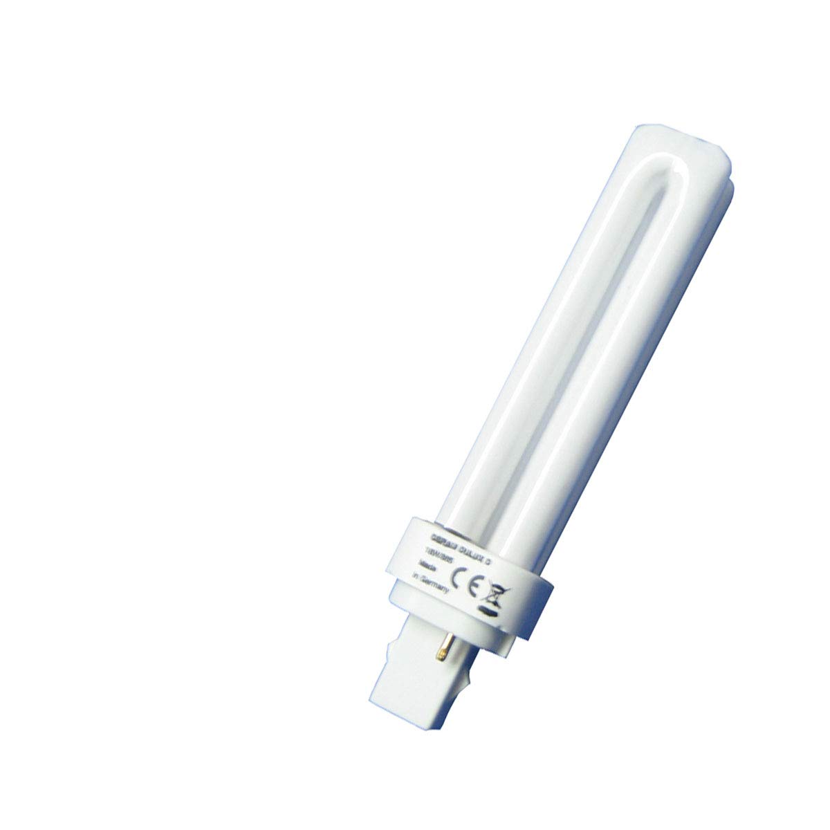 Osram G24d 18 Watt Compact Fluorescent Light Dulux Lamp, White