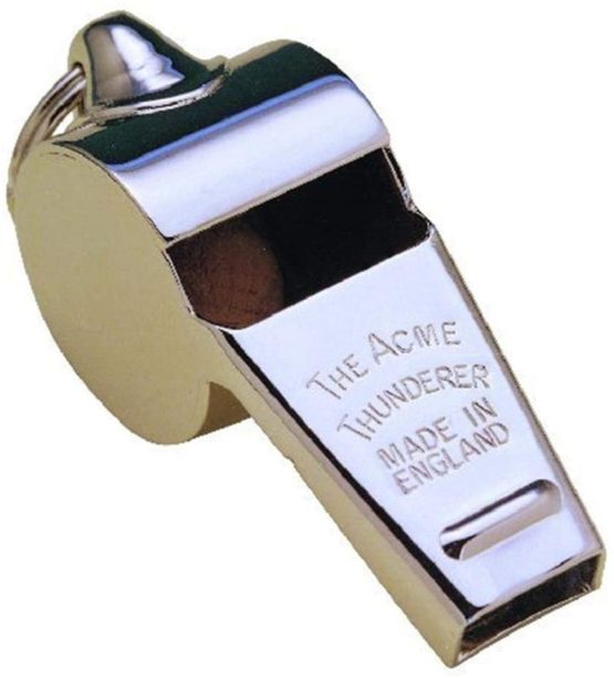 Acme Thunderer 60.5 Metal Official Referee Whistle