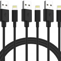 Quntis iPhone Charger Lightning Cable - MFi Certified 3Pack 2M Lightning to USB A Cable for iPhone SE 2020 11 Xs Max XR X 8 Plus 7 Plus 6 Plus 5s SE iPad Pro and More
