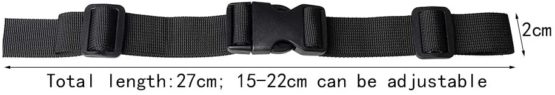 nuosen Backpack Chest Strap, Adjustable Chest Strap Backpack Straps Sternum Strap Chest Harness Chest Belt with Buckle for Kids Hiking and Jogging - Image 3