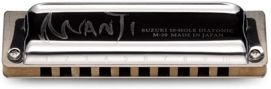 Suzuki Manji (M-20) Diatonic Harmonica in A