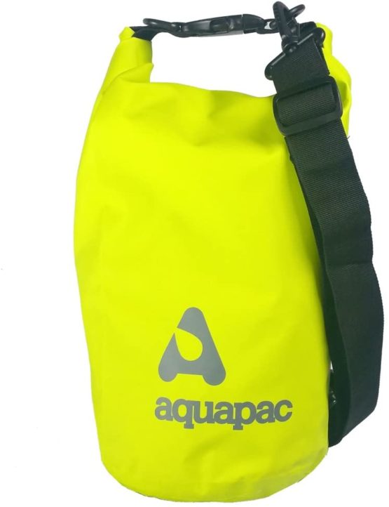 Aquapac Heavyweight Waterproof Drybags with Shoulder Strap - 7 Litres - Acid Green (731)