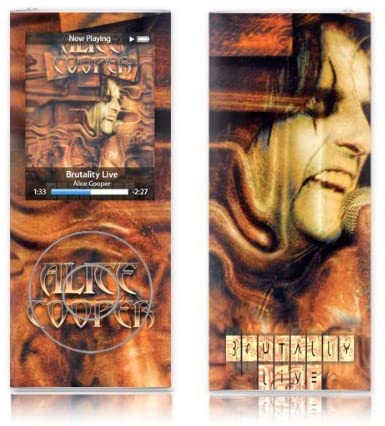 MusicSkins Alice Cooper - Brutality Live for Apple iPod nano (4th Generation), Gold