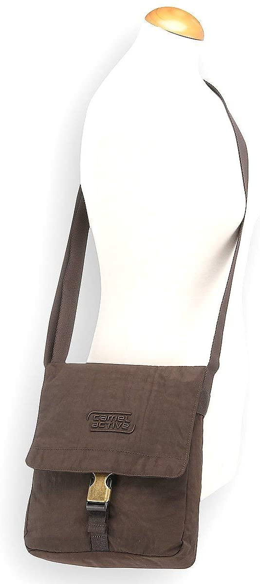 camel active Journey Men's Shoulder Bag, blue, 22x7x26, 000384 - Image 4