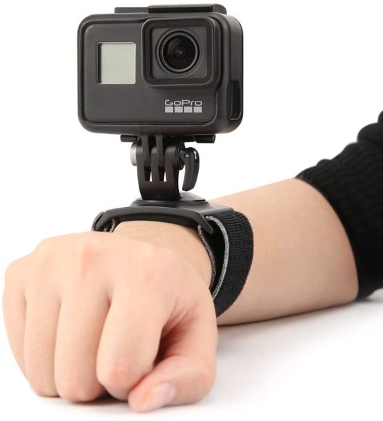 Hensych for PGYTECH Action Camera Hand and Wrist Strap for Osmo Pocket/Osmo Pocket 2/ OSMO Action,for GoPro 5/6/7,Breathability Anti Skid Adjustable Size 360 Degree Rotation - Image 3