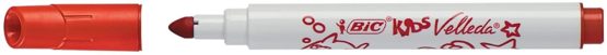BIC Kids Mini Velleda, Whiteboard Markers Fine Bullet Dry Wipe Markers, Ideal for School or Home, Assorted Colours, Pack of 6 - Image 3