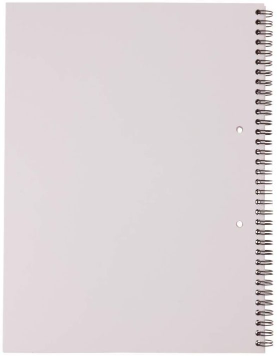 RHINO Stationery A4+ Twinwire Refill Pad | 160 Page | 8mm Ruled with Margin | Red Cover | Notepad | Education Standard Writing Paper - Image 3