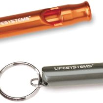Lifesystems Aluminium Mountain Whistle With Key-Ring attachment for The Outdoors, Camping and Hiking