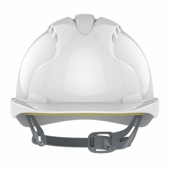 JSP EVO2 One Size Safety Helmet with Slip Ratchet - White - Vented - (AJF030-000-100-AMZ) - Image 2