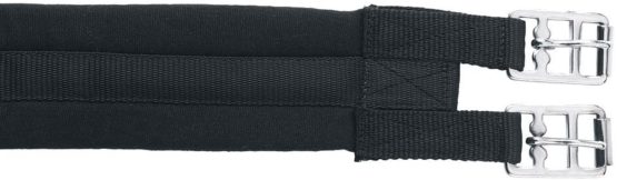 Kerbl Unisex's 32431 Curved Saddlegirth-Black, 110 cm
