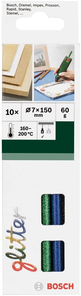 Bosch 2609256D31 7 mm Diameter Glue Sticks, multicolour - Image 2
